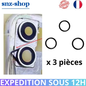 Anneau joint d'étanchéité caoutchouc camera arrière iPhone X XS XSM 11 12 13 14 - Photo 1 sur 5