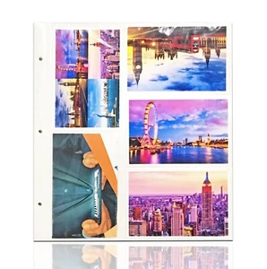 20 Slip in Refill Sheets to Hold 200 Photos for Large Ringbinder 6x4 Photo Album - Picture 1 of 9