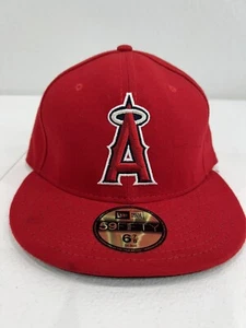 Angels 2002 World Series New Era Fitted Baseball Hat/Cap 59fifty 6 7/8 - Picture 1 of 9