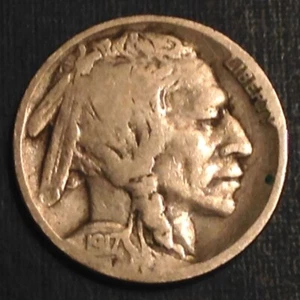 ~1917 S Buffalo Nickel - Picture 1 of 2