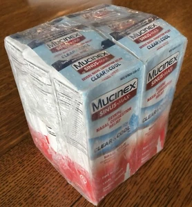 6 Pack Mucinex Sinus-Max Nasal Decongestant Clear and Cool Nasal Spray 0.75 Oz - Picture 1 of 4