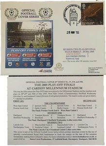 LINCOLN CITY V SOUTHEND UNITED DIV 2 PLAY OFF FINAL 2005 DAWN FIRST DAY COVER - Bild 1 von 1