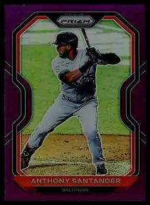 2021 Panini Prizm Anthony Santander #132 Purple Prizm Baltimore Orioles - Picture 1 of 2
