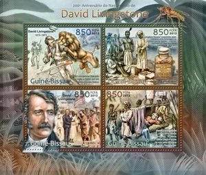 Guinea-Bissau 2013 MNH.DAVID LIVINGSTONE | Michel Code: 6452-6455 - Picture 1 of 1
