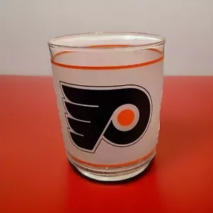 Vaso de gasolina móvil de hockey esmerilado Philadelphia Flyers de colección de la década de 1990 de la NHL - Imagen 1 de 3