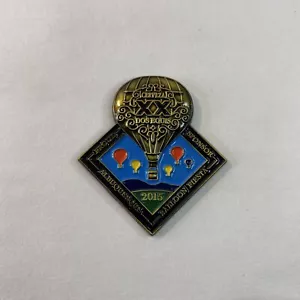 2015 Cervza XX Dos Equis Proud Sponsor Albuquerque Balloon Fiesta Lapel Hat Pin - Picture 1 of 4