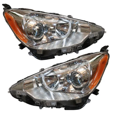For Toyota Prius C 2012 2013 2014 Right +Left Headlight Halogen Headlamp USA Foto 1 de 4