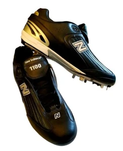 New Balance MB1100LK Metal Baseball Cleats Black / Gold Size 13 New - Picture 1 of 12