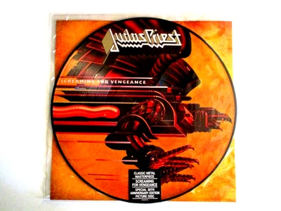 JUDAS PRIEST SCREAMING FOR VENGEANCE PICTURE DISC LP 2012 ANNIVERSARY VINYL - Image 1 of 2