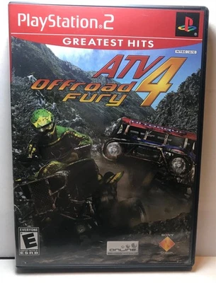 ATV OFFROAD FURY 4 (GREATEST HITS) PS2==DISC LOOSE OFF SPINDLE==SEE DISCRIPTION - Image 1 of 4
