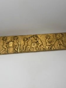 Important Élément De Pendule En Bronze Doré XIX  - Imagen 1 de 10