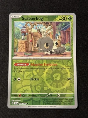 Pokémon TCG Scatterbug 008/198 Sv01: Scarlet & Violet Base Set Reverse Holo - Image 1 of 2