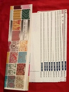 Brother Fairisle Punchcards For Standard Guage Knitting Machine vol 2 201-210 - Picture 1 of 1