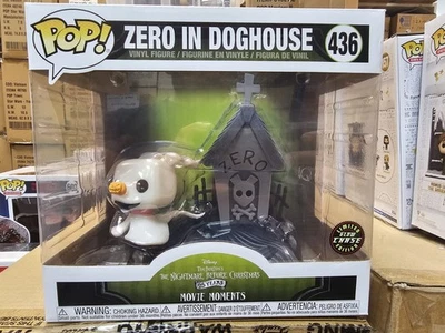 FUNKO POP! PESADILLA ANTES DE NAVIDAD - ZERO CON CASITA - (CHASE), NUEVO - Imagen 1 de 3