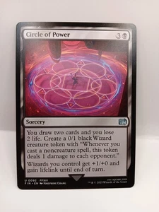 MTG Singles Circle Of Power U 0092 Final Fantasy Magic The Gathering Card - Picture 1 of 2