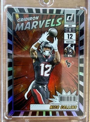 🚀 2025 Panini Donruss Nico Collins Gridiron Marvels SSP Case Hit ‼️ - Image 1 of 2