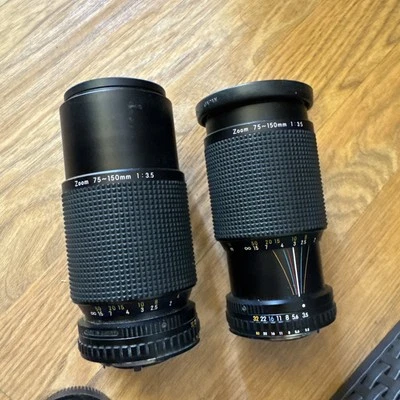 Lot of 2 x NIKON LENS SERIES E ZOOM 75-150MM 1:3.5 LENS Untested - Image 1 of 4