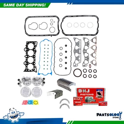 Kit de reconstrucción de motor DNJ EK297A para 96-00 Honda Civic Civic del Sol 1,6 L SOHC 16v Foto 1 de 4
