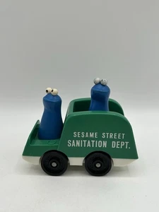 Fisher Price Little People Sesamstraße Müllwagen & ZWEI Krümelmonster Feigen - Bild 1 von 14