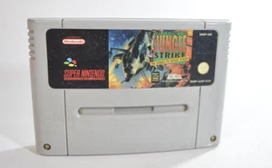 Jungle Strike Super Nintendo Snes PAL Eur Original (Europe Video Game) - Picture 1 of 6