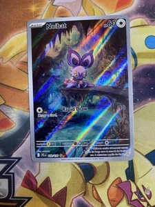 NM English Pokemon Noibat 169/159 Journey Together Illustration Rare IR Holo - Picture 1 of 2