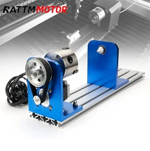 Rotation Axis 360° Laser Rotary Work Table with Chuck for Co2 Laser Engraving - Picture 1 of 6