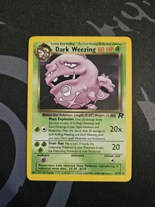 Dark Weezing 31/82 Team Rocket Regular Rare LP - Picture 1 of 6