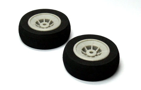 RC Model Airplane 40mm 1.57 in. R/C Hobby Wheels Tires (2pcs) WH740 - Image 1 of 1
