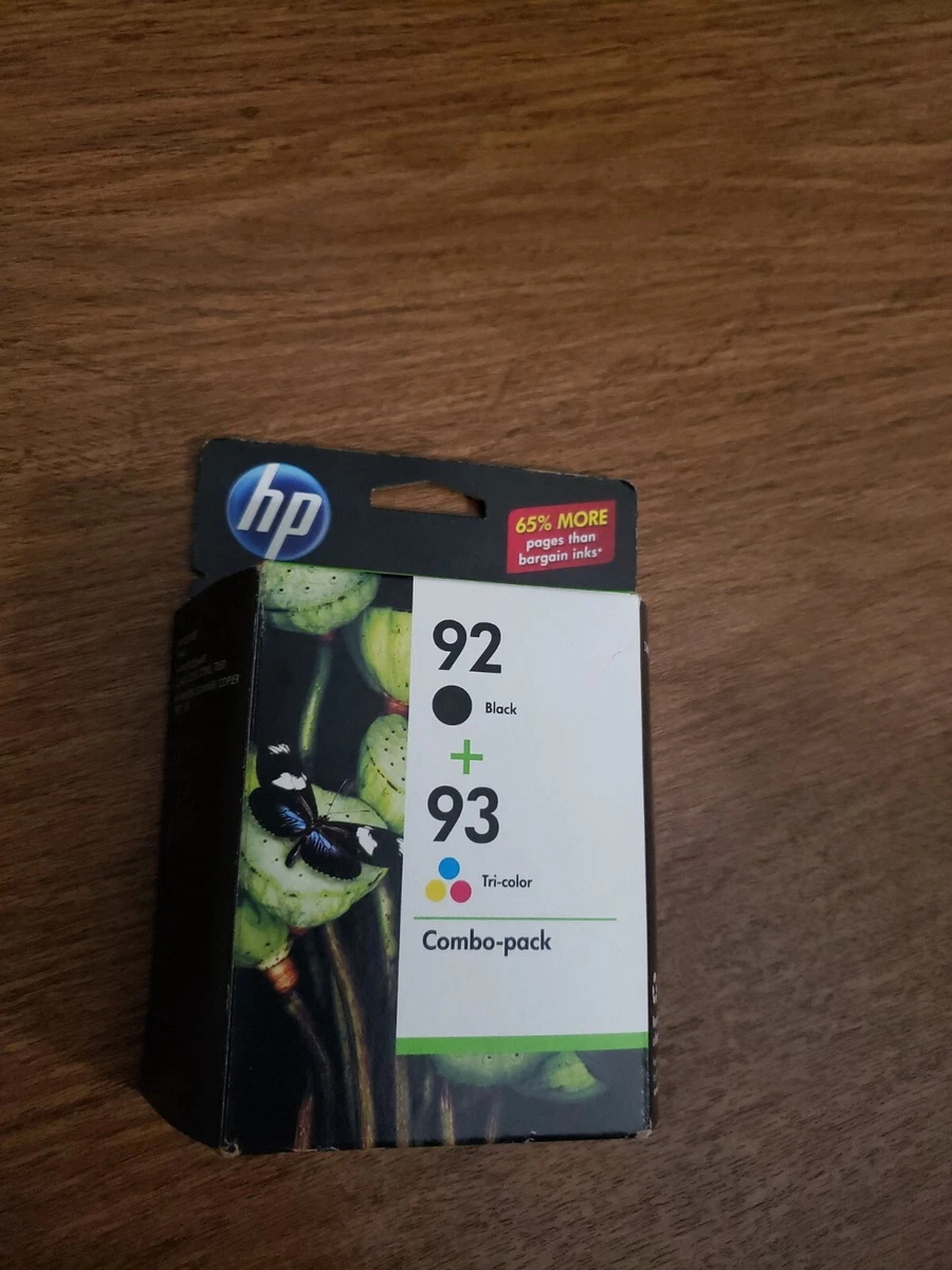 Duo Pack De 2 Cartuchos De Tinta 92  C9362WL  93  C9361WL  Negro Y Tricolor Generacion 2 Para 250 Y 220 Paginas