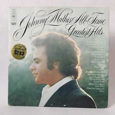 Johnny Mathis - All-Time Greatest Hits - Double Music Vinyl Record - Image 1 of 4