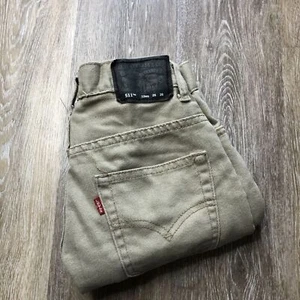 LEVI'S 511 Slim Low Rise Brown Denim Jeans Boy's Size W 26 L 26 12 R - Picture 1 of 11