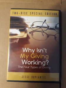 Why Isn't My Giving Working? (DVD 2013) Jesse Duplantis. Four Types of Giving - Picture 1 of 5