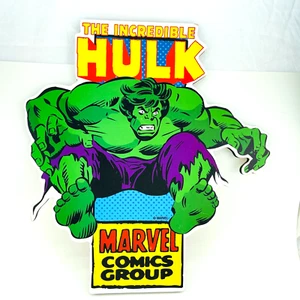 MARVEL Comics Wall Plaque The Incredible Hulk 15.5"x 14.5" Hobby Lobby MDF 2014 - Imagen 1 de 9