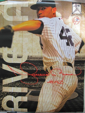 NY YANKEES MARIANO RIVERA POSTER SGA 500 SAVES CLUB LIMITED EDITION SANDMAN Cover