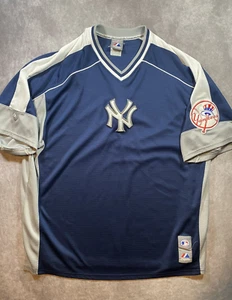 Maglia pullover vintage Majestic New York Yankees MLB taglia XL - Foto 1 di 9