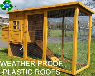COCOON ECO 2000 CHICKEN COOP RUN HEN HOUSE POULTRY NEST BOX COOPS RABBIT HUTCH PLASTIC