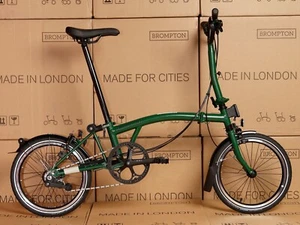 NEW BROMPTON C LINE M12L RACING GREEN - Picture 1 of 3