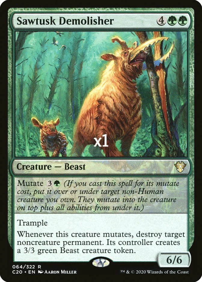 MTG Commander 2020 C20 Sawtusk Demolisher MINT - Image 1 of 1