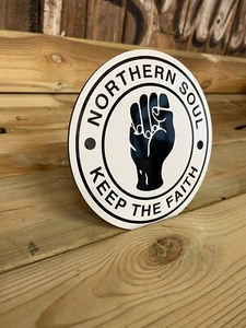 Northern Soul Scooter, Portapacchi Vespa Lambretta o Targa Uomo Grotta/Porta Spessore 3mm - Foto 1 di 6