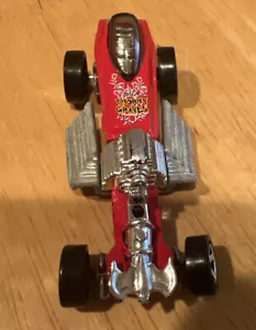 1994 Hot Wheels Rigor Motor Thorny Graves Red Unique Diecast Funny Sports Car - Picture 1 of 5