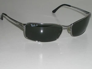 OCCHIALI DA SOLE RAY BAN RB3269 63[]18 004/58 3P POLARIZZATI CANNA DI FUCILE RETTANGOLARI AVVOLGENTI - Foto 1 di 8