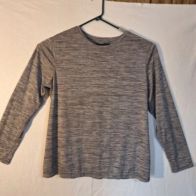 Athletic Works Mujer Jersey Top Manga Larga Cuello Redondo Color Gris Talla XXL Foto 1 de 4