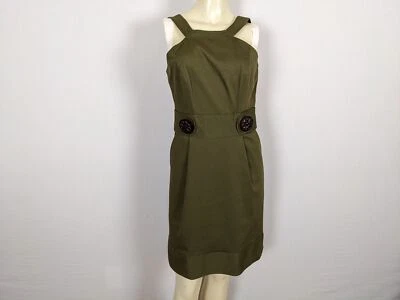 An Original Milly of New York olive green sleeveless like Jumper dress sz 6 - Image 1 of 4