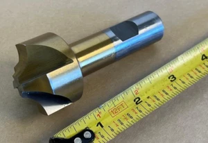 MHC HSS 1/2X3/4 CORNER ROUNDING END MILL 4 FLUTE, 3-1/2" OAL, 3/4" SHANK DIA - Picture 1 of 11