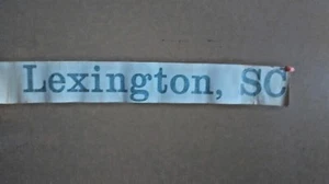 2" X 19.5" Custom Boat Name "LEXINGTON SC" Vinyl Decal Stickers lettering T52 - Bild 1 von 6