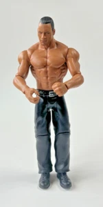 Figura de acción Mattel WWE The Rock 2017 7" pantalones negros sin camisa - Imagen 1 de 5