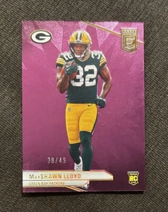 2024 Panini Donruss Elite Marshawn Lloyd RC Purple Parallel /49 Packers Rookie - Picture 1 of 2