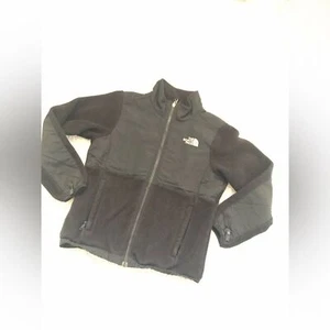 The North Face Jacket girls M (10/12) Black Mock Neck Fleece Outdoors full zip - Picture 1 of 9