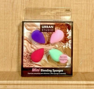 Мини-губки для смешивания Urban Studio 4 шт.  - Изображение 1 из 2