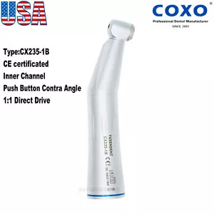 COXO Dental 1:1 Low Speed Gegenwinkel Handstück Innenwasser CX235-1B YUSENDENT - Bild 1 von 13
